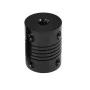 Flexible coupling black "5x5mm/5X8mm"