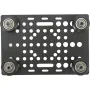 CNC-V-Slot Gantry Plate 20mm-80mm Gantry Plate with 4/6 black wheels