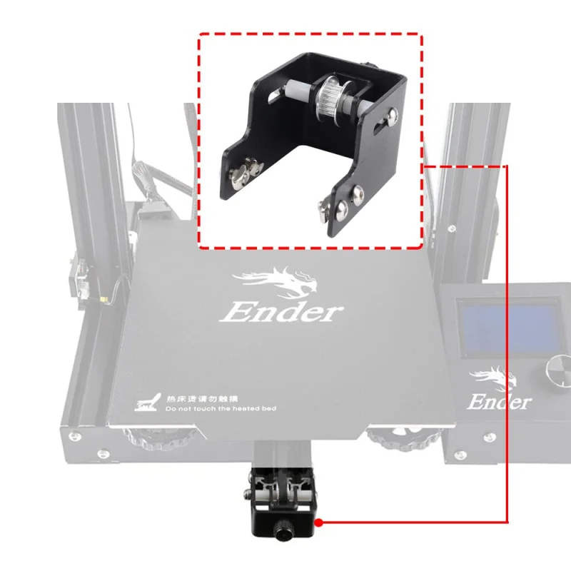 4040 belt tensioner black