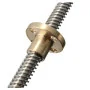 T8/T10/T12/T16 Lead screw with brass nut, 8/10/12/16mm lead Pitch 2/4mm