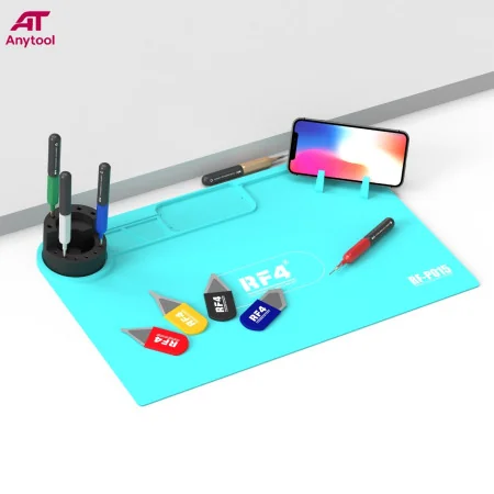 Tapis en Silicone RF4 RF-PO15 Résistant aux Hautes Températures avec Support de Rangement Multifonction