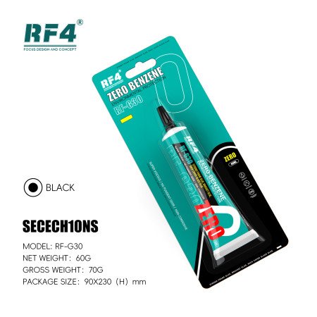 RF4 COLLE RF-G30 60ml (BLACK/Transparent/WHITE)