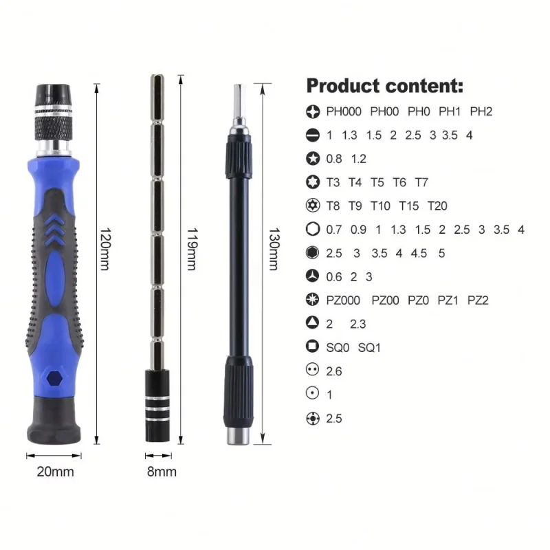 Screwdriver set (119 IN 1)