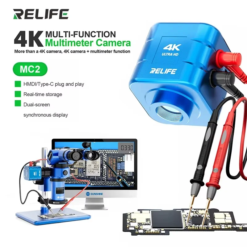 Camera Microscope Multimètre Multifonction RELIFE MC2