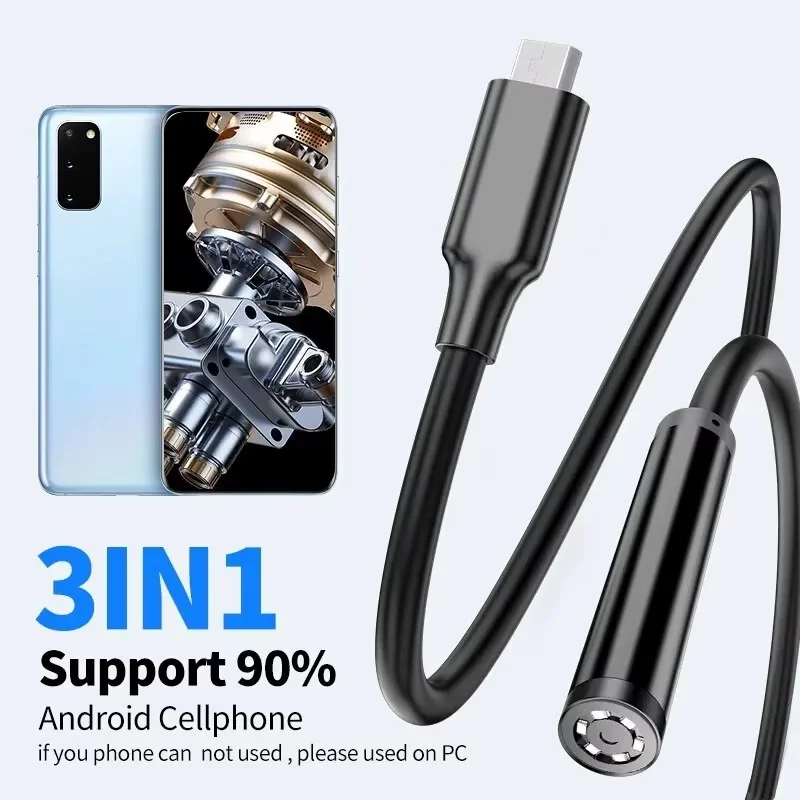 Endoscope USB 7 mm Haute Définition pour Inspection Précise