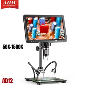 Microscope AIDA AD12 Haute Précision pour Réparation Électronique