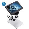 Microscope AXS-DM9 avec écran HD 7\" jusqu'à 12MP 1200X (focus range 10-40mm) avec 2 LEDs