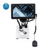Microscope AXS-DM9 avec écran HD 7\" jusqu'à 12MP 1200X (focus range 10-40mm) avec 2 LEDs