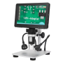 Microscope AXS-DM9 avec écran HD 7\" jusqu'à 12MP 1200X (focus range 10-40mm) avec 2 LEDs