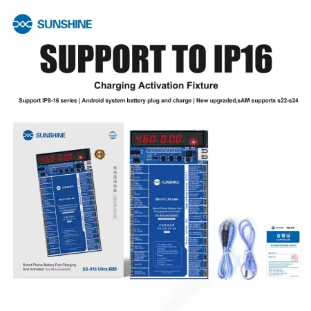SUNSHINE SS-916 ultra IP Android Charging Activation Fixture/V2.0