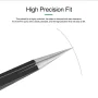 RELIFE RL-ESD-11/RL-ESD-15 Black Anti-Static Straight Tweezers
