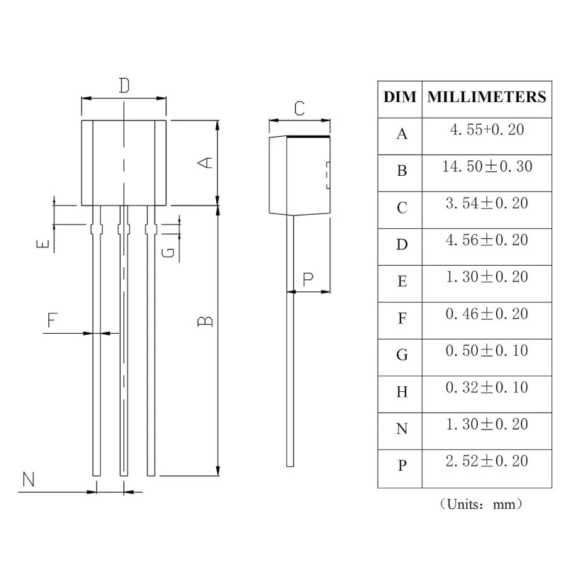 2N2222 NPN Transistor TO-92 2N2222A