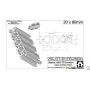 Aluminium V-SLOT ANYTOOL 2080 GRIS 2.0M