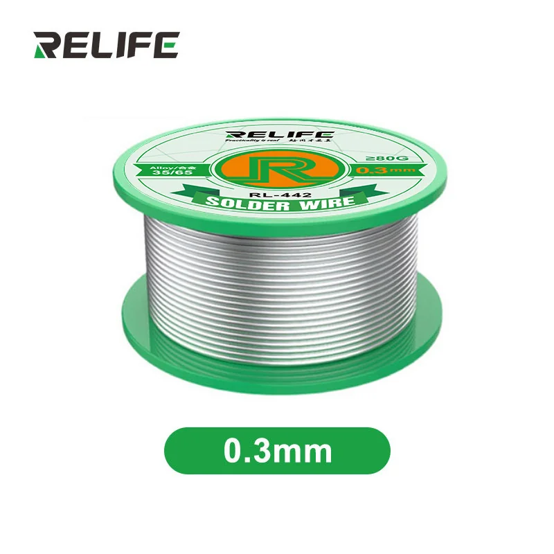 RELIFE RL-442 soldering wire 0.3mm/0.6mm 80G