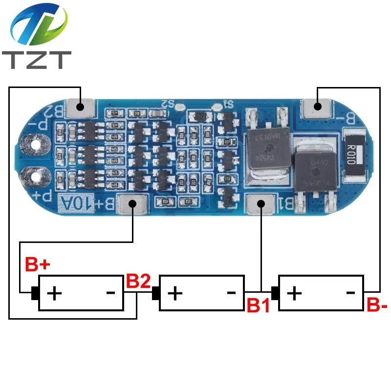 BMS 3S 12V 10A/20A