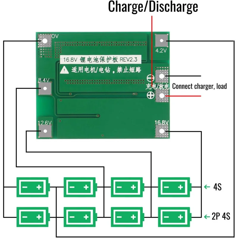 BMS 4S 16.8V 40A ENHANCED