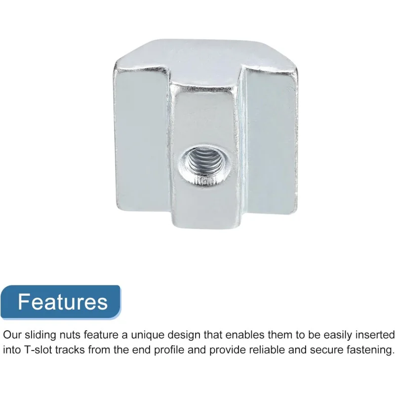 40xM4 square T-Nut for T-slot 1pcs