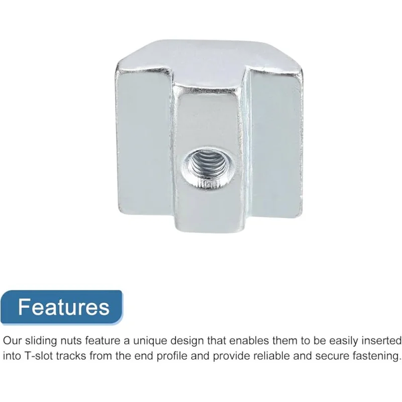 40xM4 square T-Nut for T-slot 1pcs