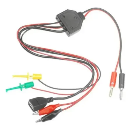DC-cable Multimeter Test Cable banana plug to clip/hook