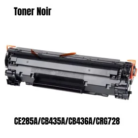 Toner Noir Compatible Skins CE285A/CB435A/CB436A/CRG728
