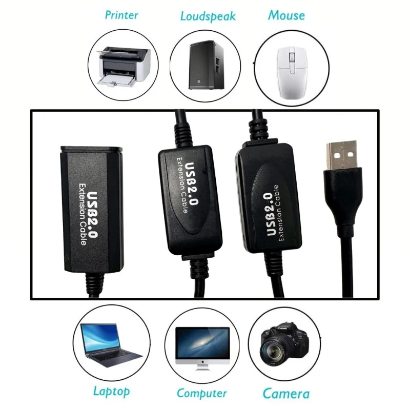 Cable extention USB 2.0 Active 30M Haute Qualité MT-C30