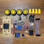 4 WD Smart Car Chassis+Ultrason+LCD+UNO+shield+Driver