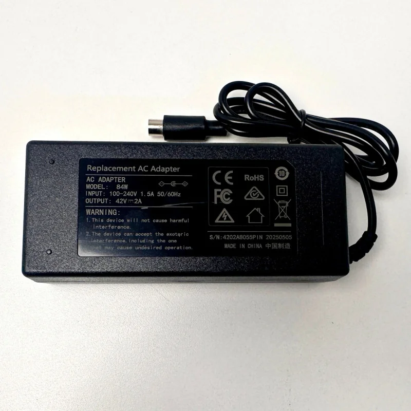 Chargeur for Scooter 42V 2A/84W 8.0*10.5