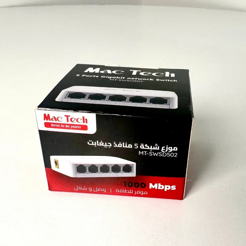 Switch 5 Port GIGABITE MT-SWGSD502 mse