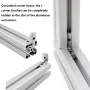 Équerre d'Angle en L pour Profilé Aluminium 3030L 4040L
