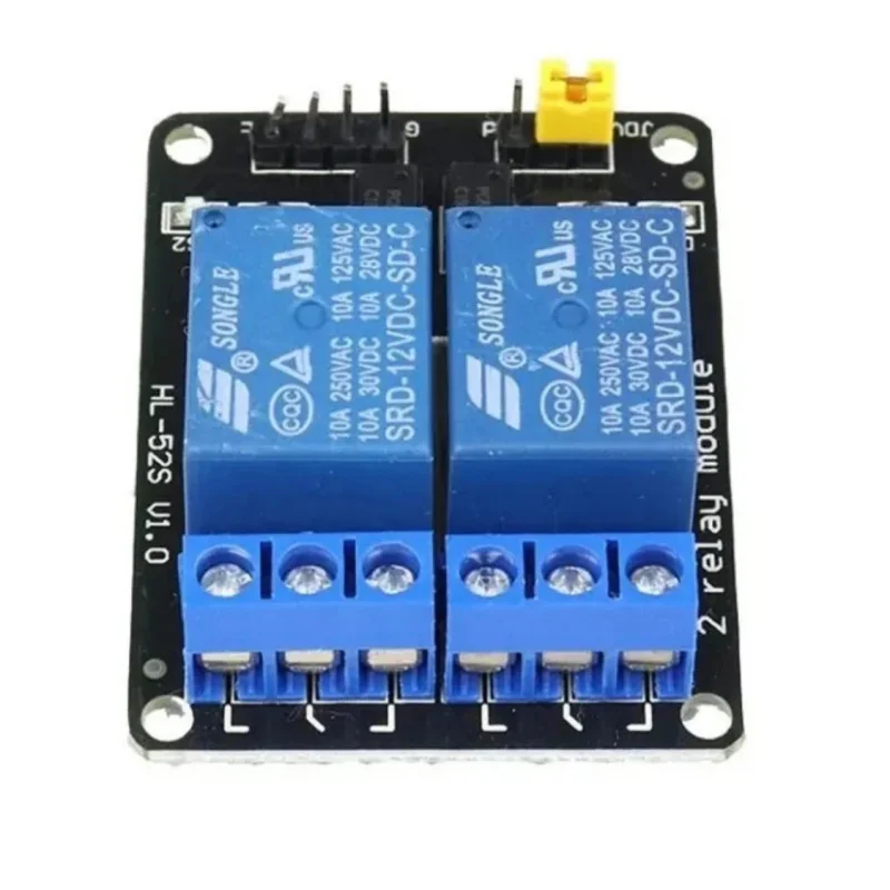2 Channel Relay Module with Light Coupling 5V/12v/24v