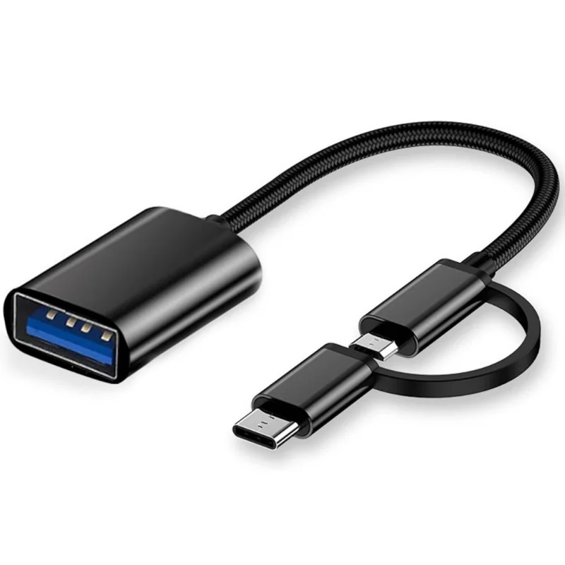 OTG Type-C / Micro-USB vers USB 3.0 Femelle 2-en-1