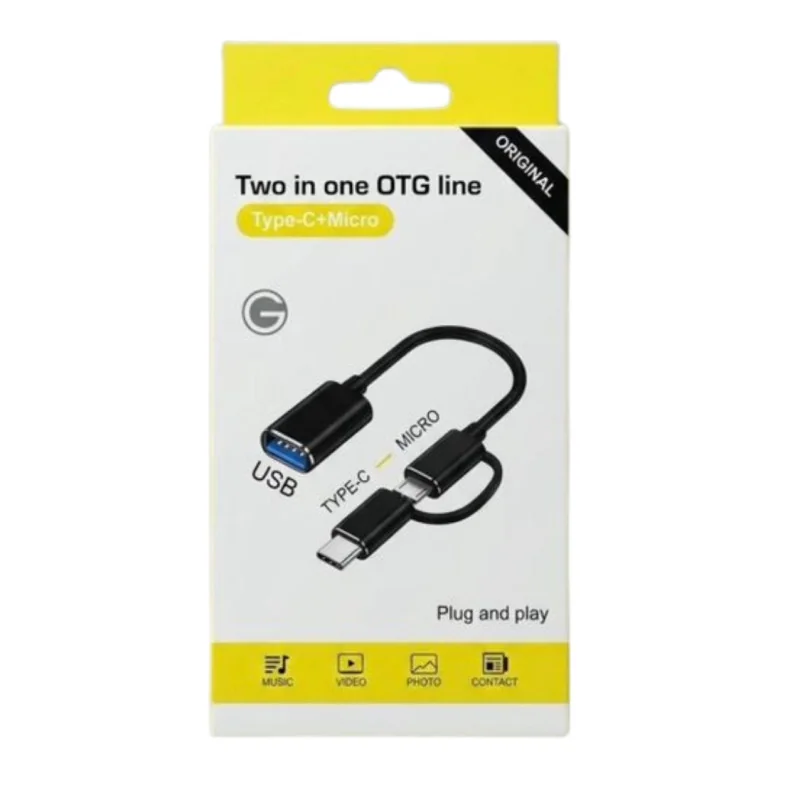 OTG Type-C / Micro-USB vers USB 3.0 Femelle 2-en-1