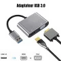 Adaptateur USB 3.0 vers VGA + HDMI 2K