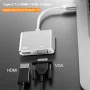 Adaptateur USB Type-C vers HDMI 4K & VGA 2-en-1