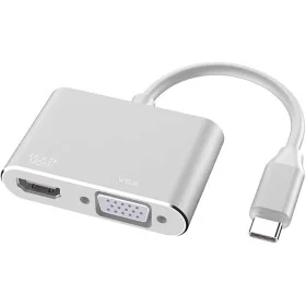 Adaptateur USB Type-C vers HDMI 4K & VGA 2-en-1 Adaptateur USB Type-C vers HDMI 4K & VGA 2-en-1
