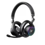 Casque Gaming Ouvert Sans Fil HAVIT GAMENOTE Fuxi-H8 RGB – 6 Modes de Connexion, Son Stéréo Spatial et Microphone - Blanc/Noire