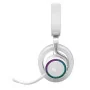 Casque Gaming Ouvert Sans Fil HAVIT GAMENOTE Fuxi-H8 RGB – 6 Modes de Connexion, Son Stéréo Spatial et Microphone - Blanc/Noire