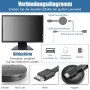 Adaptateur HDMI WiFi 4K Type Chromecast Diffusion Sans Fil Smartphone vers TV