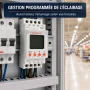 Interrupteur Horaire Numérique Programmable ENERGICAL à 2 Canaux C1/C2 – 24 à 240 V AC/DC, Montage sur Rail DIN