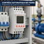 Interrupteur Horaire Numérique Programmable ENERGICAL à 2 Canaux C1/C2 – 24 à 240 V AC/DC, Montage sur Rail DIN