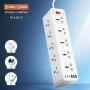 Multiprise LDNIO SC10610C 3000W avec 10 Prises Secteur - Chargeur USB 33W 3Type-C et 3USB-A Cable 3M