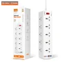 Multiprise LDNIO SC10610C 3000W avec 10 Prises Secteur - Chargeur USB 33W 3Type-C et 3USB-A Cable 3M