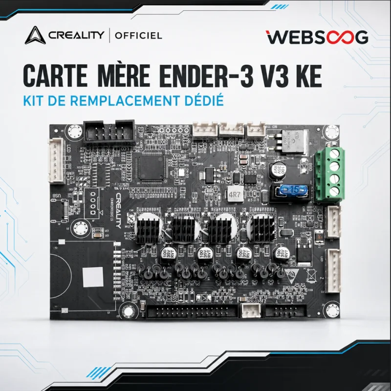 Kit carte mère Creality V3 KE Ender-3 CR4NS200320C13 32 bits MS35774 GD32F303RET6 pour imprimante 3D Ender 3 V3 KE