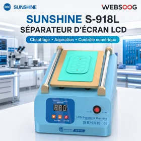 Séparateur d’écran LCD SUNSHINE S-918L 8,5″ avec pompe à vide et chauffage numérique 50–130 °C
