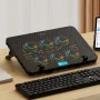 Support et refroidisseur pour PC portable NCP-076 avec ventilateurs integres