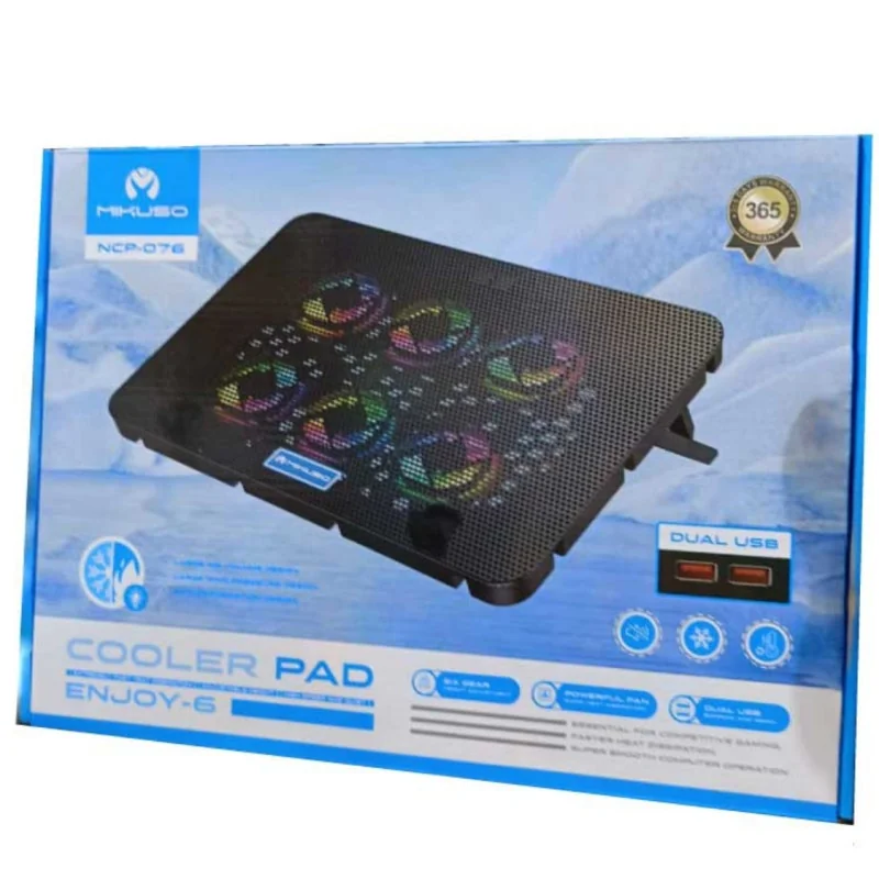Support et refroidisseur pour PC portable NCP-076 avec ventilateurs integres