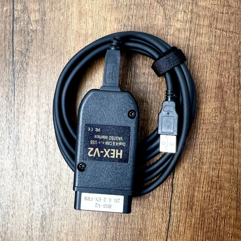 VAG COM 20.4.2-EN+FRM HEX-V2 Original Plan VAG COM Kable HEX+CAN USB interface