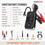 Demarreur de secours 4en1 HOCO QS6 avec compresseur 145 PSI et batterie 8000 mAh