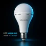 Ampoule LED rechargeable Wellmax 11 W 2500 mAh autonomie 3 heures
