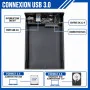 Rack USB 3.0 pour Disques Durs SATA 2.5" / 3.5" HDD & SSD – Jusqu'à 22 To
